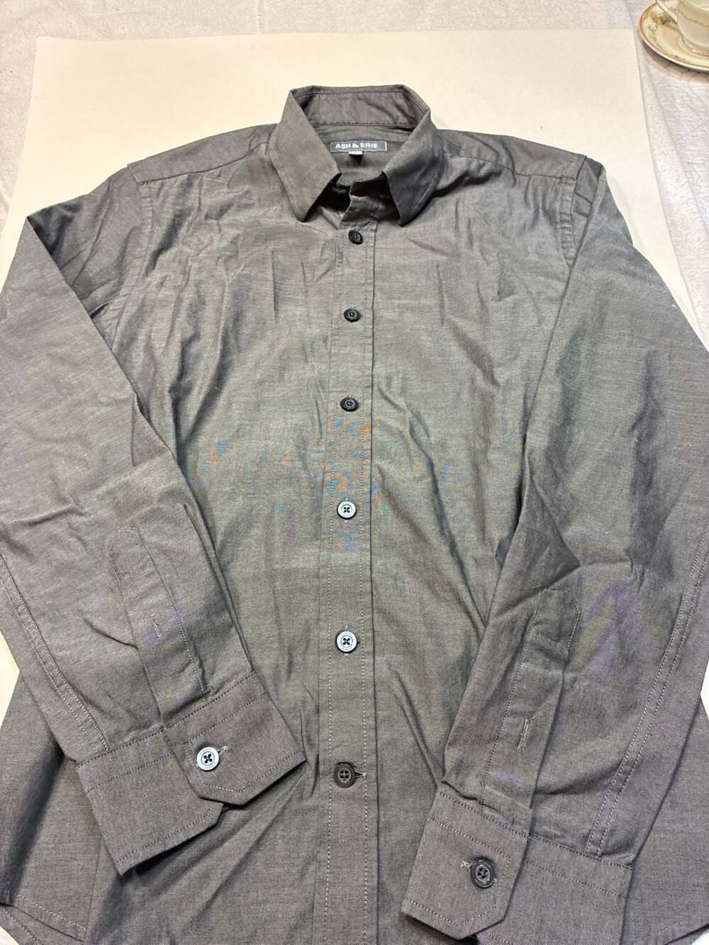 ASH & ERIE Men's Slim Fit Long Sleeve Button-Down Dress Shirt